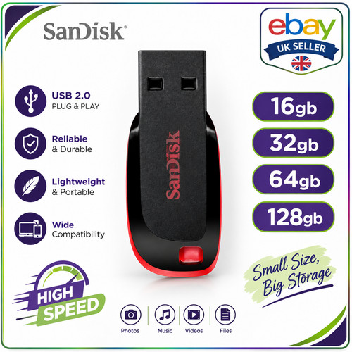 Sandisk cruzer blade usb gb - cruzer,